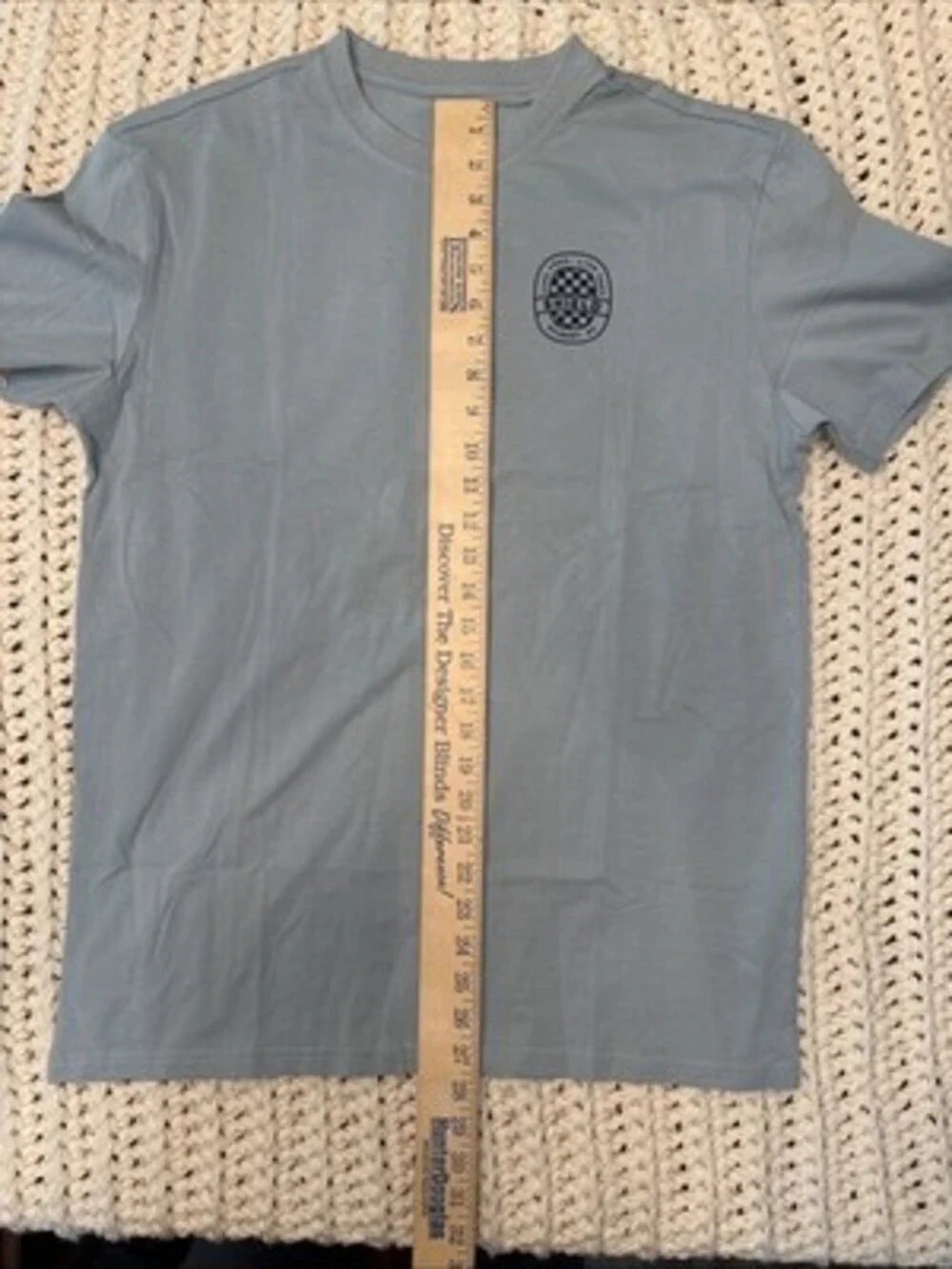 Ecoshield Live Free Live Fast T Shirt Graphic Print Men’s S 100% Cotton Lt Blue